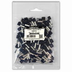 Kit Terminal Pré-isolado Tubular Simples 6mm² | Preto | 100 P